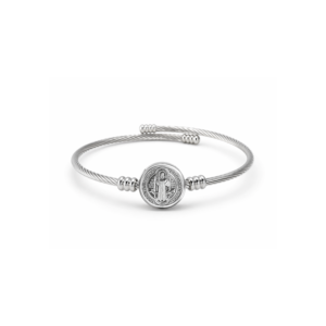 Bracelete São Bento em Aço Inox